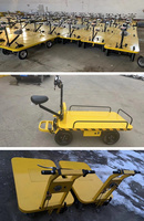 Plateforme de transport de marchandises à quatre roues, camion à plateau plat personnalisé pour la logistique des palettes SW