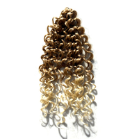 Extensions de cheveux synthétiques bouclés lâches style bohème ombré pour femmes, en fibre haute température, tresses GOGO bouclées