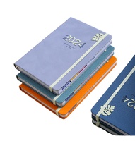 2024 promotionnel en cuir PU organisateur/planificateur agenda calendrier PU cahier chine usine Support personnalisé