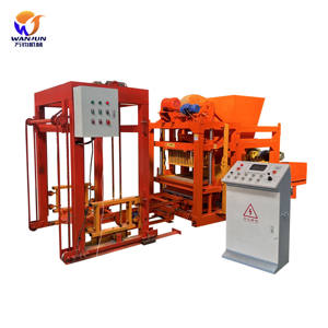 4-25 Halbautomat ische Zement ziegel maschine Ziegel herstellungs maschine Hydraulische Ziegel herstellungs maschine - Product Image 1