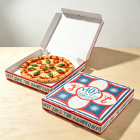 Boîtes à pizza personnalisées en gros, impression personnalisée, qualité alimentaire, taille personnalisée, pour restaurants de pizzas
