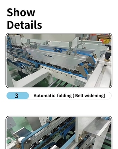 Máquina Automática para Plegar y Encolar Papel CQT-800A con Caja de Pegamento Lateral y Embalaje en Caja de Madera - Product Image 3