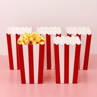 Contenants de cinéma à emporter en papier kraft double paroi, recyclables, de qualité alimentaire, aseptiques, pour pop-corn et sucettes, vente en gros du fabricant