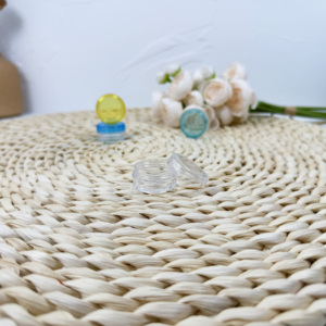 Contenedores redondos transparentes de boca ancha de pared vacía, tarro de plástico para exfoliante corporal, cosmético - Product Image 5