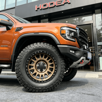 Jantes tout-terrain en aluminium forgé à 6 trous de 16 à 20 pouces pour Bronco F150 pour Chevy Silverado GMC Bronze mat Noir brillant