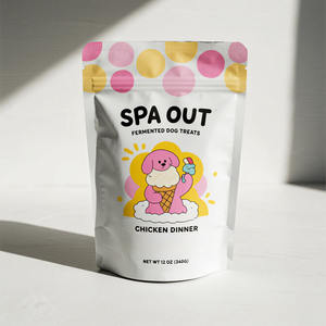 Sacs d'emballage pour aliments pour chiens en plastique PE flexible, laminés, antistatiques, avec fermeture éclair - Product Image 3