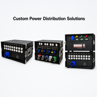 Boîtier de distribution d'énergie NEMA 20A 120V avec écran LCD, certifié CE, étanche, affichage du voltage et du courant, directement de l'usine