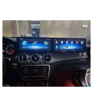 Đôi 12.3 inch Car DVD player <span class=keywords><strong>Android</strong></span> đài phát thanh Màn hình GPS navigation Carplay cho Mercedes-Benz A-CLASS (w176) CLA GLA 2014-2018 - Product Image 1