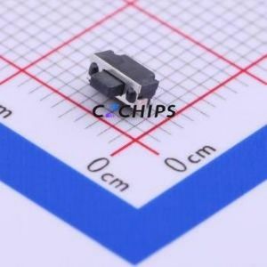 1TS003BBB-2000-3503B-CT Tactile Switch SMD,1.8x4.6mm Switch Single Pole Single Throw Rectangle Button 2N Horizontal Mount - Product Image 1
