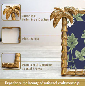 กรอบรูปโลหะทองเหลืองพร้อมรายละเอียดการตกแต่งทองโบราณสำเร็จรูปเหมาะสำหรับกรอบความทรงจำพิเศษในสไตล์หรูหรา - Product Image 5