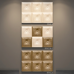 Carreaux de céramique modernes brillants et émaillés, design noir linéaire, 300x450mm, pour murs intérieurs de salle de bain et couloir - Product Image 1