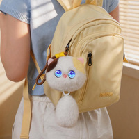 Peluche Intelligente IA : Jouet Compagnon Émotionnel, Contrôle via Application Wi-Fi, Anti-Stress, Jouet de Bureau, Porte-clés Chat Mignon