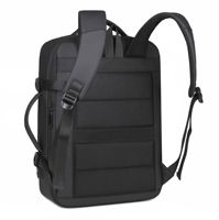 Fuliya personalizado escalable gran capacidad USB mochila extensible al aire libre deporte viaje negocios portátil impermeable hombres mochila