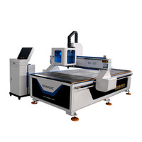 Servomotor de alta velocidad con mesa de vacío/ranura en T, máquinas de enrutador CNC para trabajo en madera profesional,