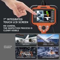 Endoskop Nirkabel Pengukuran 3D Tahan Air IP67 360 ° Kamera Endoskop HD Full HD untuk Dirgantara, Otomotif, Petrokimia, dan NDT