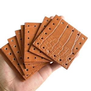 창의적인 DIY 천공 PU 가죽 시트 다양한 스타일 조합 가방 짜기 수제 가벼운 가방 액세서리 - Product Image 6