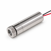 ZhonNa 650nm 5mW Red Laser Module Single Point Focusable Glass Lens DC 3V-5V Industrial Testing Analysis Instrument Parts Custom