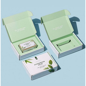 Materiales reciclados reciclables Ropa personalizada Embalaje Envío Cajas de correo Papel negro mate Caja de cartón corrugado Esponja - Product Image 4