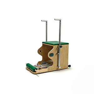 Equipo <span class=keywords><strong>de</strong></span> Pilates Reformer Duradero, Equipo <span class=keywords><strong>de</strong></span> Pilates Reformer Body Balanced, Silla Reformer Wunda <span class=keywords><strong>de</strong></span> Madera <span class=keywords><strong>de</strong></span> Arce para Gimnasio - Product Image 1
