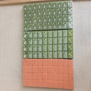 Fanjin - Juego de Mahjong Americano de Alta Gama, Más Vendido, con Cartas Acrílicas Talladas de Tres Capas y Dos Colores, Portátil, para Múltiples Jugadores, para Casino, Póker - Product Image 5