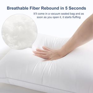 Oreillers de lit 50x75 cm, <span class=keywords><strong>ferme</strong></span>, luxe, blanc, 100% coton, avec garnissage, <span class=keywords><strong>oreiller</strong></span> d'hôtel pour dormir - Product Image 3