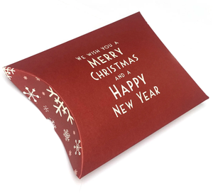 Boîte <span class=keywords><strong>d</strong></span>'oreiller en papier kraft de Noël personnalisée petites boîtes de papier cadeau, boîtes de faveur de bonbons - Product Image 2