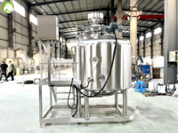 Cuve d'extraction de thé industrielle en acier inoxydable avec chemise chauffante, chaudière de cuisson pour sirop de sucre pour la transformation de boissons au thé