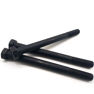 ตัวยึดสกรูหัวหกเหลี่ยมแบบ12.9ตัวยึดเหล็กกล้าคาร์บอน DIN933 DIN931งาน OEM 8.8 - Product Image 6