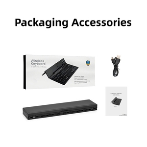 <span class=keywords><strong>Tastiera</strong></span> Wireless Tri-Fold in Lega di Alluminio, Portatile e Mini, per Cellulari e Tablet, dal Produttore Originale - Product Image 5