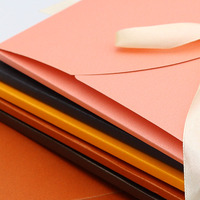 2024 nouveau Style Stock bijoux emballage ruban enveloppe cadeaux écharpe carton papier perlé enveloppe en papier avec ruban