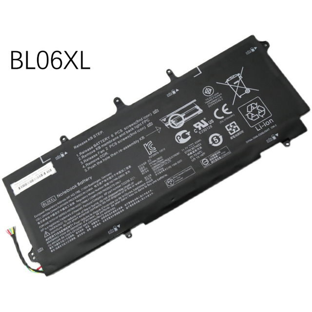 BL06XL Original Laptop Battery 11.1V 4000mAh (42Wh) 6cell for HP Elitebook Folio 1040 G1 G2 Notebook Li-Polymer Battreis