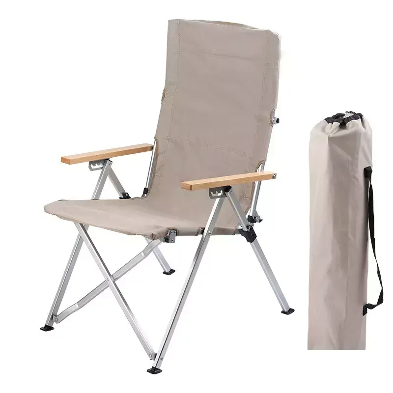 كرسي قابل للطي خفيف الوزن محمول من الألومنيوم قابل للطي كراسي التخييم في الهواء الطلق كرسي التخييم القمر