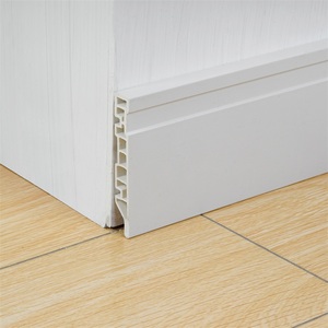 Premium Quality <strong>Black</strong> Color Waterproof 100mm <strong>PVC</strong> Flooring Decorative Skirting <strong>Baseboard</strong> - Product Image 5