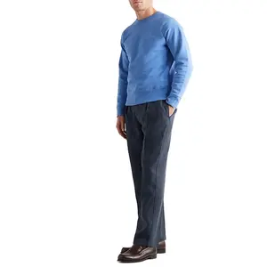 Pantalon et T-Shirt en lin pour hommes, vêtements, haut de gamme,