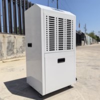 Deshumidificador Comercial Portátil Eléctrico de 138L, Gabinete Metálico, Ruedas, Construcción Resistente, Doble Voltaje