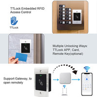 Contrôle d'accès aux portes Termail TTLock, lecteur d'accès RFID Bluetooth intégré, serrure de porte autonome, entrée et sortie Wiegand 26