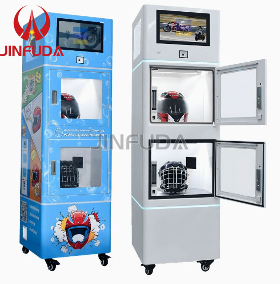 Self-Service Helmet Dry Cleaning & Disinfection Machine With Nayax Payment System