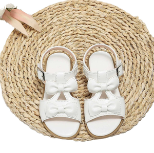 Sandalias de Verano para Niñas, con Lazo Blanco, Estilo Princesa, Punta Abierta, Suela Suave - Product Image 6