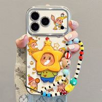 Coque de téléphone antichoc en TPU souple pour 17PROMAX & 16, design intégral avec pois