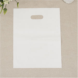 Bolsa de plástico con mango de LDPE/HDPE biodegradable, bolsa troquelada, bolsa de plástico con mango troquelado - Product Image 5