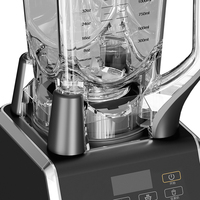 RANBEM Elektrische Zware Kwaliteit Commerciële Huishoudelijke 2200W Multifunctionele 2000ml Capaciteit 8-Snelheden 6 Zuivere Koperen Motor Smoothie Blender