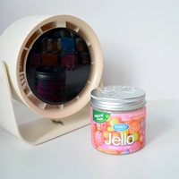 Diffuseur d'arômes de voiture Sameeli Jello Nature Essential Oil Gel Fragrance, style moderne, diffuseur d'air de voiture à énergie solaire, parfum
