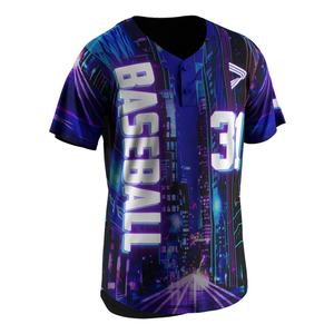 Camisetas de Béisbol de Alta Calidad, Estilo Urbano, Sublimadas, con Botones, ODM/OEM - Product Image 3
