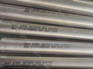 ท่อไร้รอยต่อ นิกเกิลบริสุทธิ์ 200 N2 UNS N02200 ท่อ นิกเกิลบริสุทธิ์ 200 สำหรับอุตสาหกรรมเคมี - Product Image 2