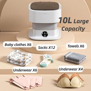Good Price10L Folding Washing Machine <b>Mini</b> Folding Washing Machine Portable Machine - Product Image 5
