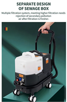 Machine de nettoyage à vapeur commerciale CX-11S PLUS pour canapés et tapis, extracteur d'eau chaude 4-en-1 avec câble de 8 m