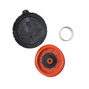 Piezas automotrices de Color naranja y negro, tapa de válvula de escape de coche, tapa de filtro de aceite de Válvula de ventilación de cárter 11127547058 para <span class=keywords><strong>BMW</strong></span> E60 E61 N62 - Product Image 4