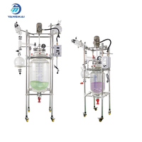 Equipo de Control de Temperatura y Circulación para Síntesis Química Fina, Reactor de Vidrio de Doble Capa de 100L y 30L