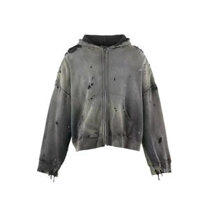 <span class=keywords><strong>Felpa</strong></span> con <span class=keywords><strong>Zip</strong></span> 100% Cotone Pesante per Uomo, Stile Vintage Y2K con Stampa Lettering, Personalizzabile, Casual Invernale Unisex - Product Image 6
