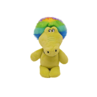 Nouveau design, vente chaude, jouets à mâcher en peluche colorés pour chiens, en forme de bâtonnets glacés arc-en-ciel, à faible coût